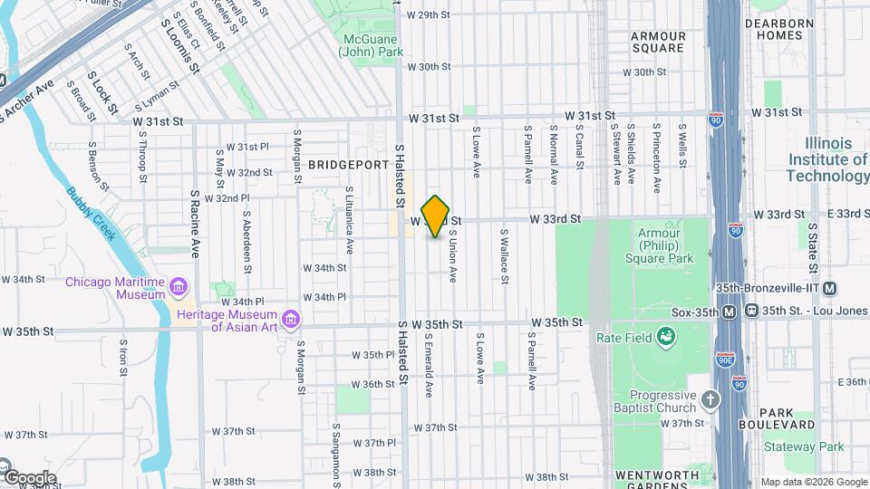 3325 S Emerald Ave, Unit 2 Mapa y Detalles de la Ubicación