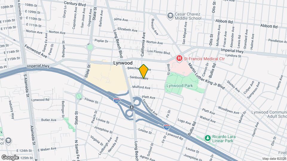 3512 Sanborn Ave Map and Location Details