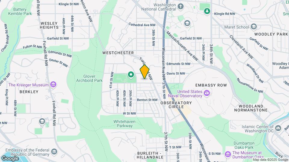 3829 Calvert St NW Map and Location Details