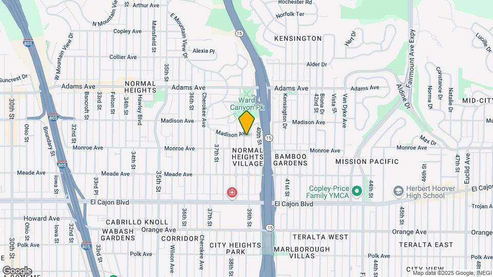 4537-4541 39th St Map and Location Details