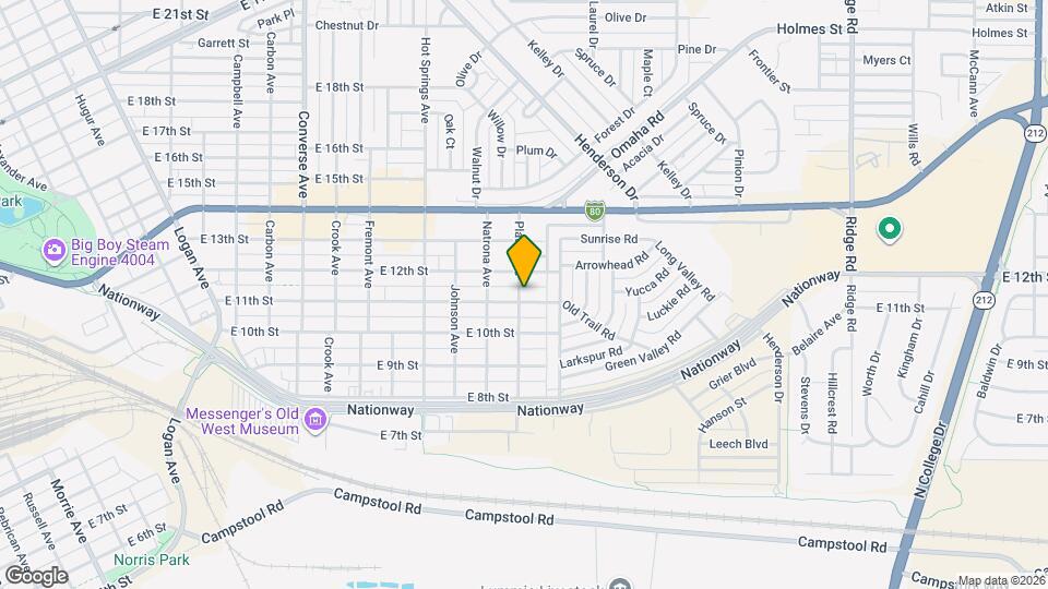 1103 Platte Ave Map and Location Details