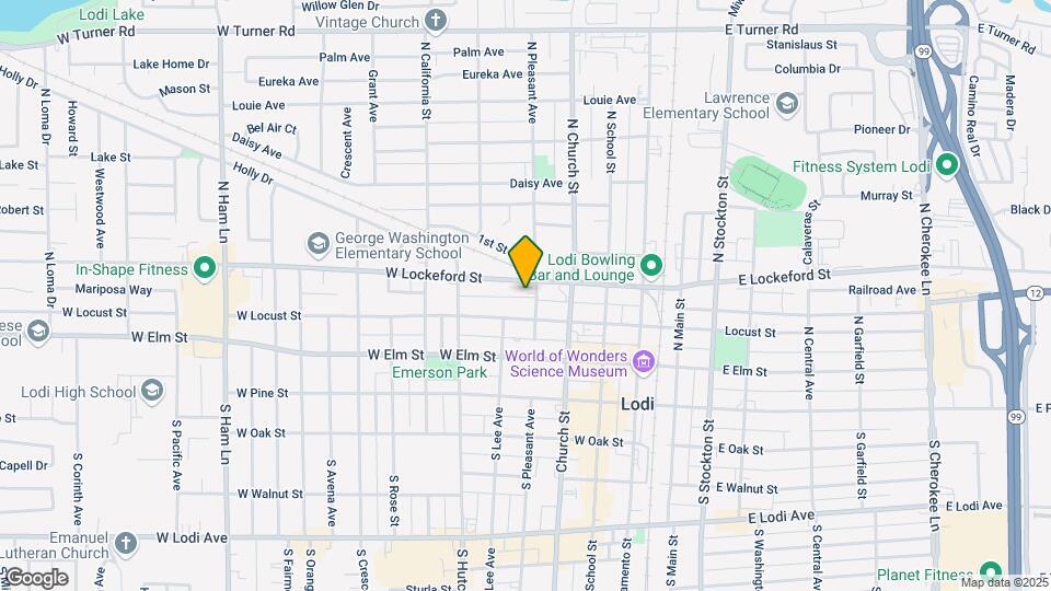310 W Lockeford St Map and Location Details