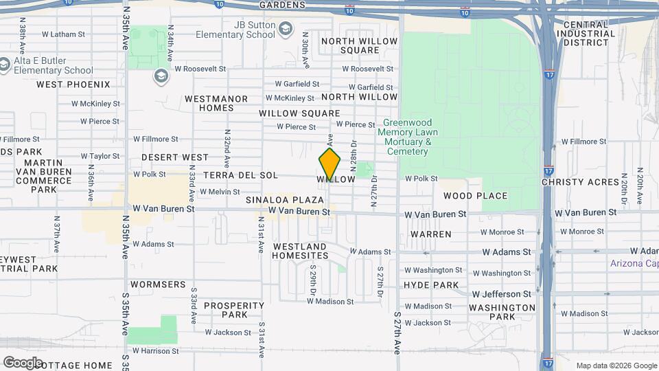 419 N 29th Ave Map and Location Details