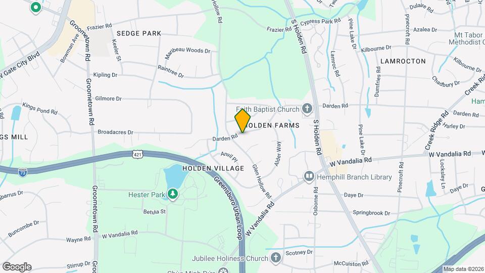 3327 Darden Rd Map and Location Details