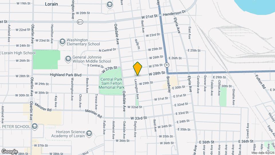 2805 Lexington Ave Map and Location Details