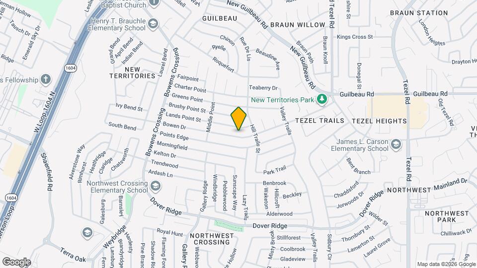 9227 Bowen Dr Map and Location Details