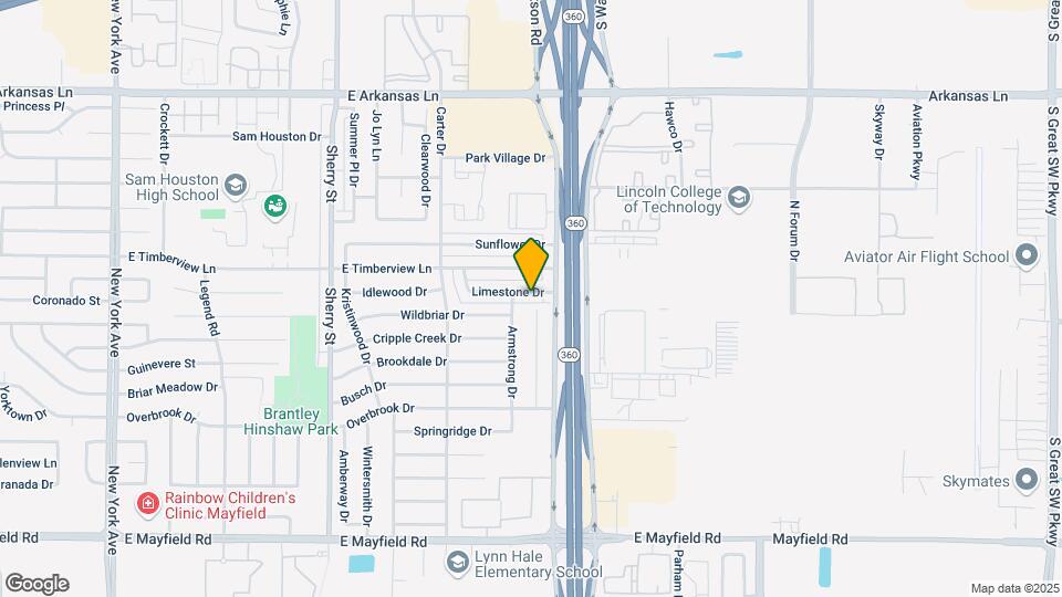 2510 Limestone Dr Map and Location Details