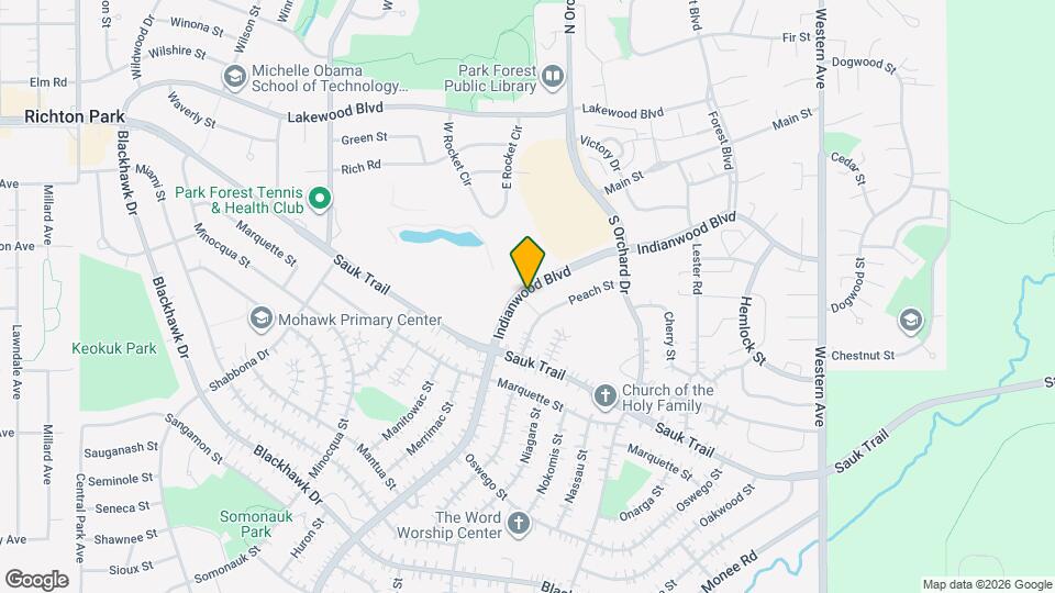 235 Indianwood Blvd Map and Location Details