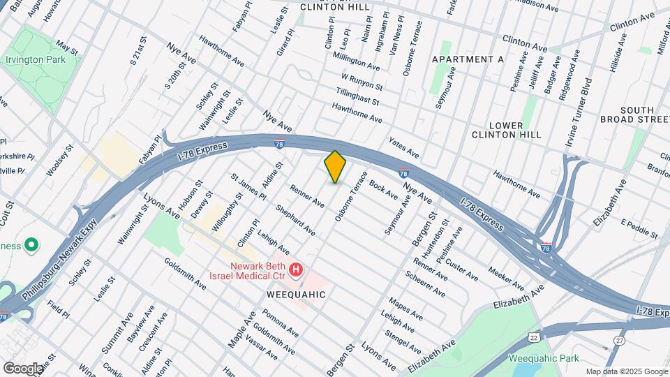 95 Huntington Terrace Map and Location Details
