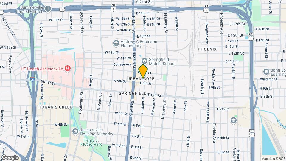 1912 Hubbard St Map and Location Details
