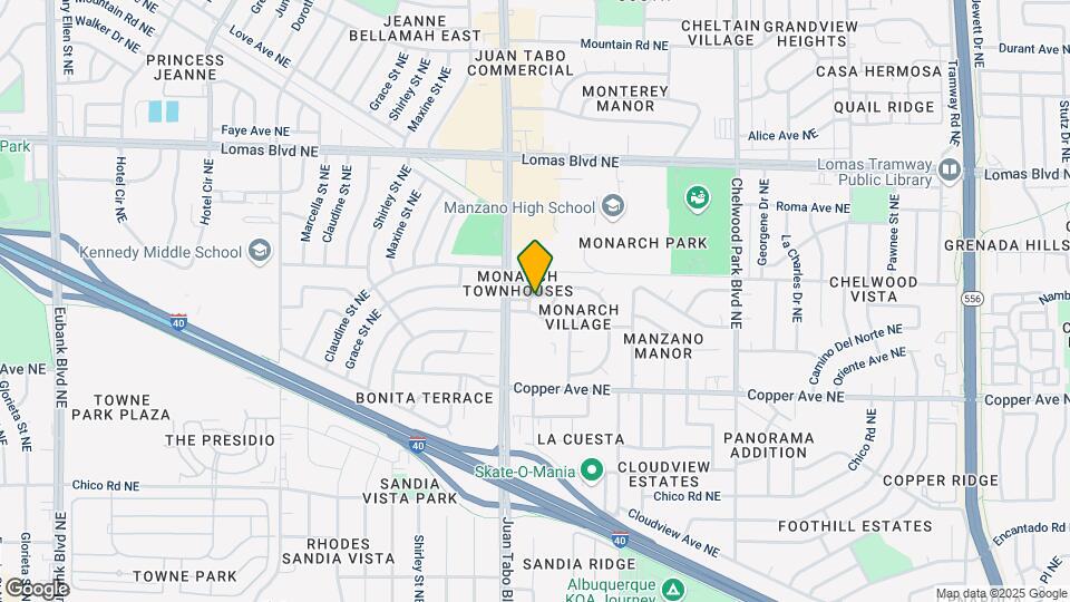 756 Metro Ln NE Map and Location Details