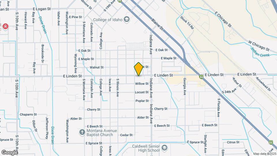 1910 E Linden St Map and Location Details