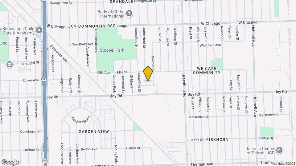 8880 Rutherford St Map and Location Details