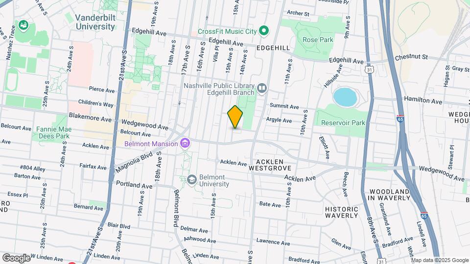 1307-1311 Wade Ave Mapa y Detalles de la Ubicación