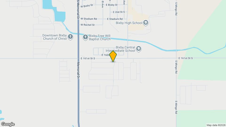 8538 E 161st Pl S Map and Location Details