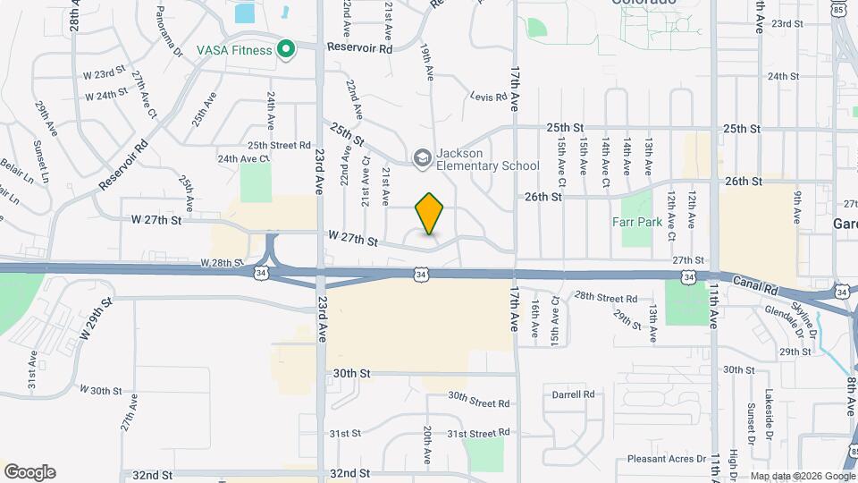 2008 26th Street Rd Map and Location Details