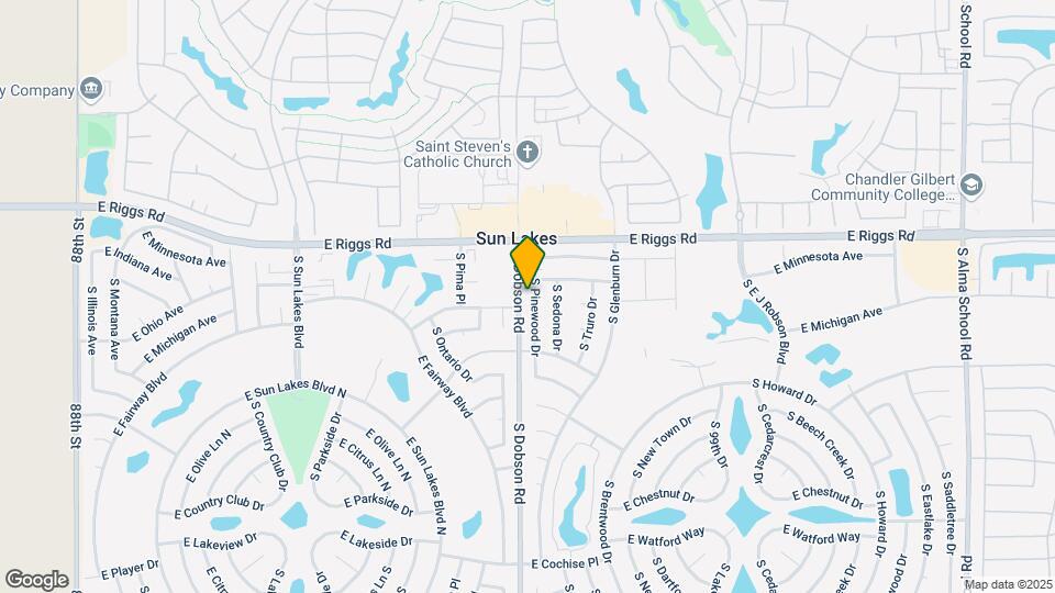 25258 S Pinewood Dr Map and Location Details