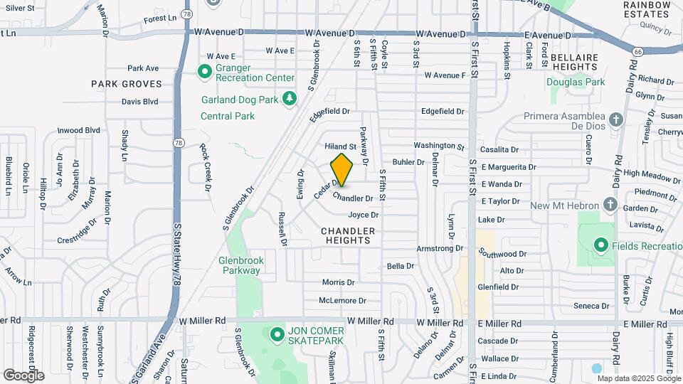 625 Chandler Dr Map and Location Details