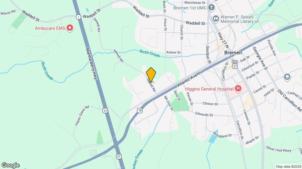 55 Sewell Rd Map and Location Details