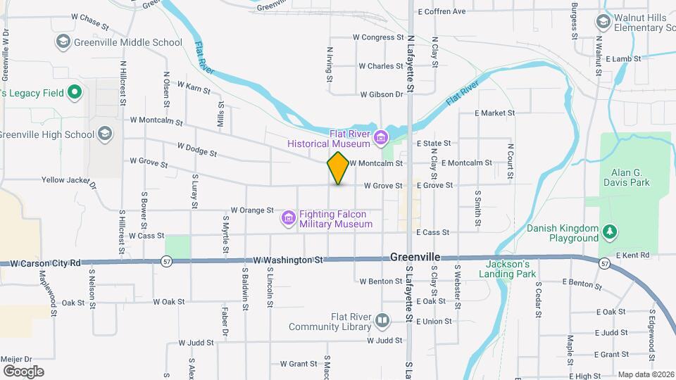 315 W Grove St Map and Location Details
