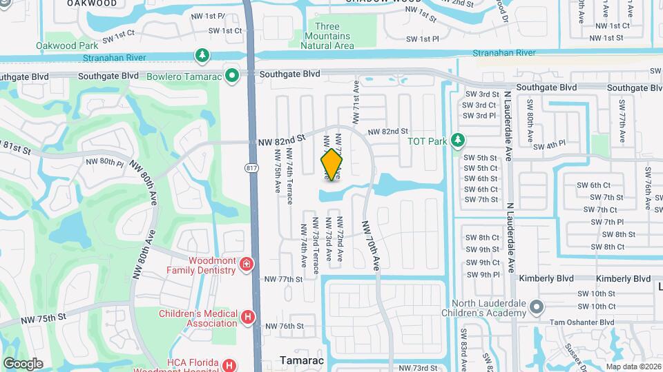 7204 NW 80th Pl Mapa y Detalles de la Ubicación