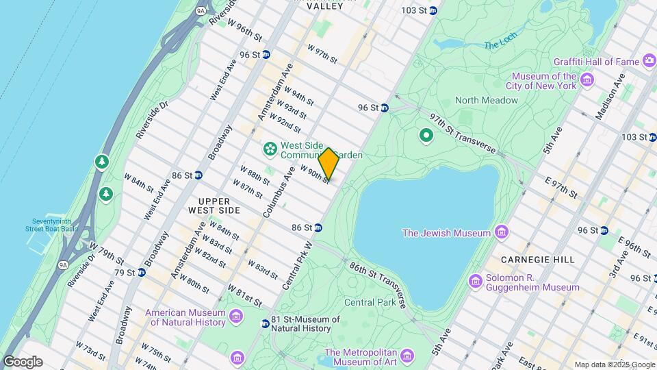 6 W 90TH St Map and Location Details