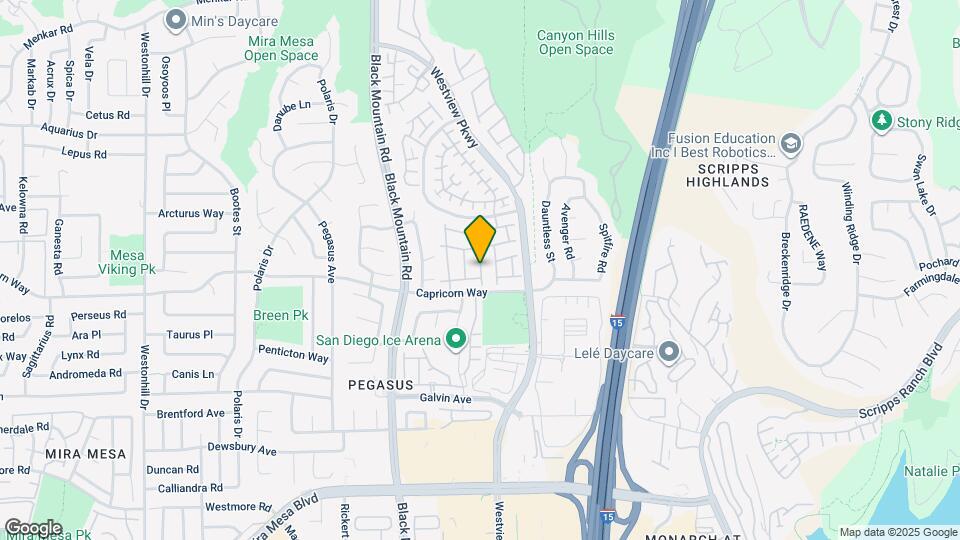 9550 Capricorn Way Map and Location Details