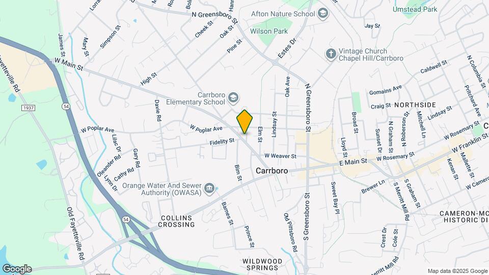 410 W Main St Map and Location Details