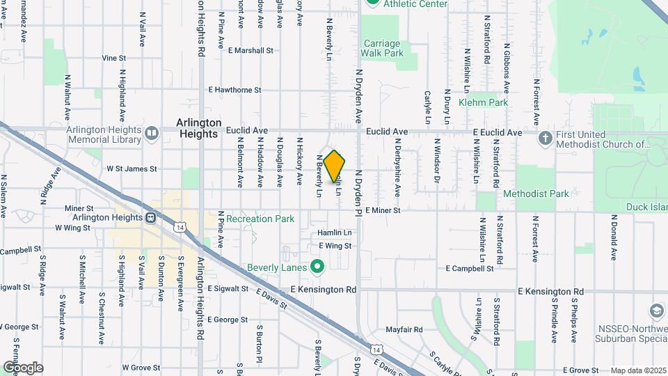 302 N Lincoln Ln Map and Location Details