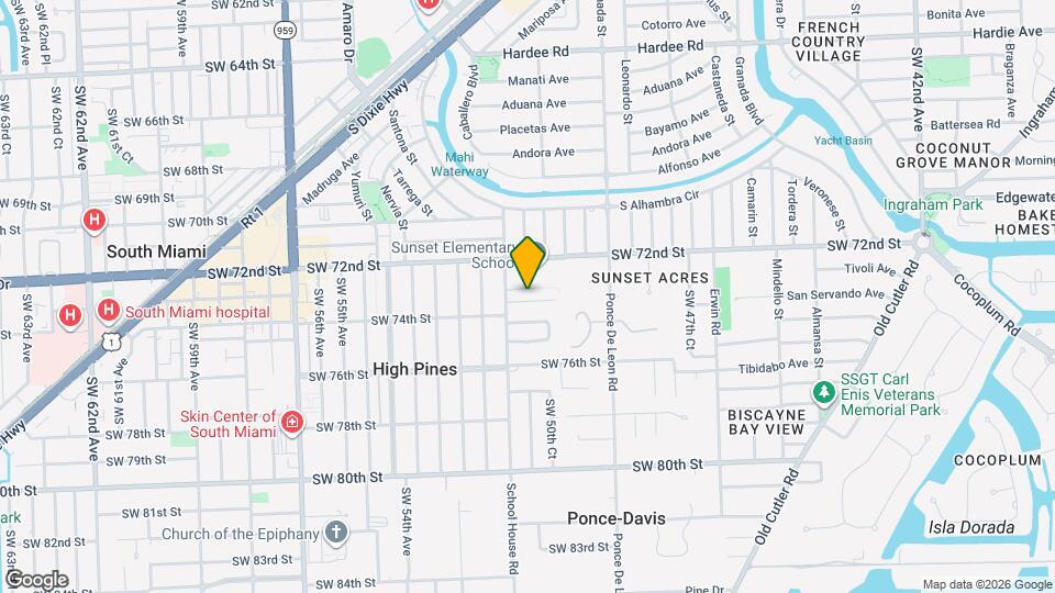 5111 SW 73rd Terrace Map and Location Details