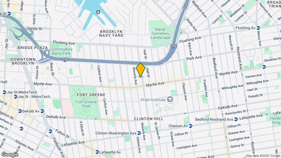 154A Washington Ave Map and Location Details