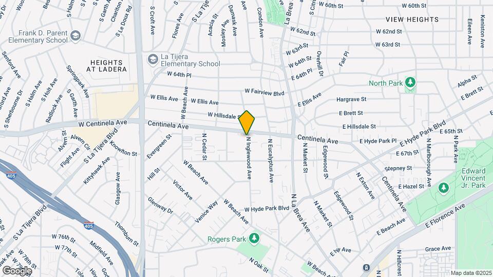 945 N Inglewood Ave Map and Location Details
