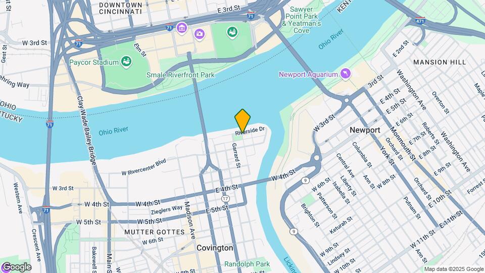 320 Riverside Dr. Map and Location Details