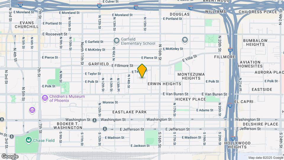 1442 E Polk St Mapa y Detalles de la Ubicación