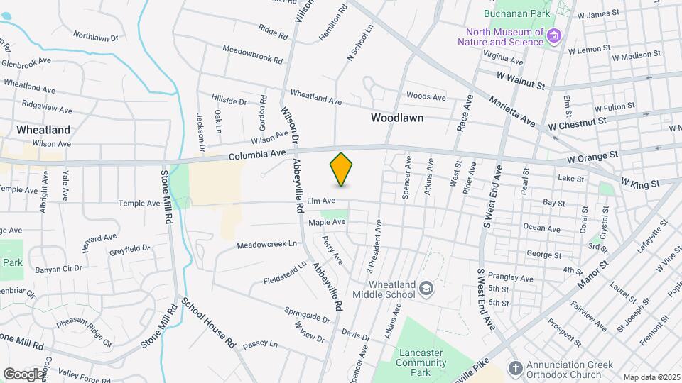 1209 Elm Ave Map and Location Details