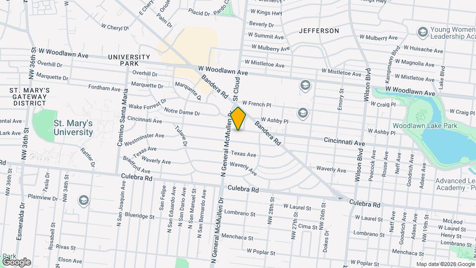 2344 Cincinnati Ave Map and Location Details