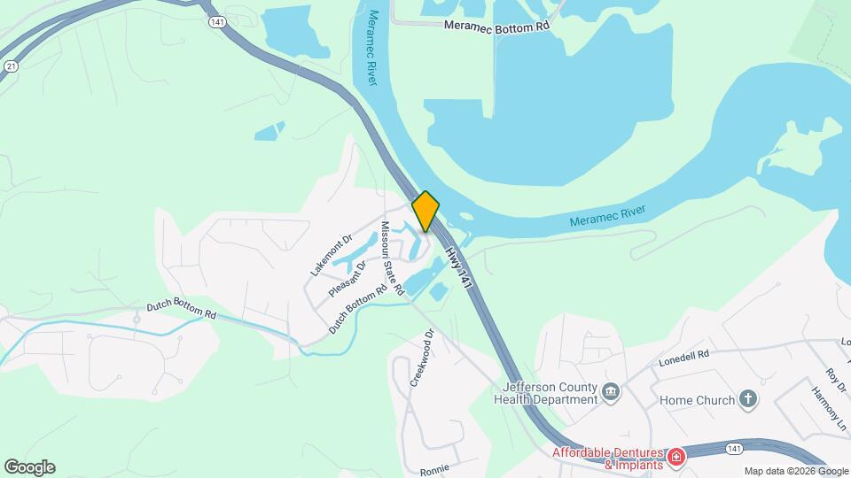 1353 Meadow Dr Map and Location Details