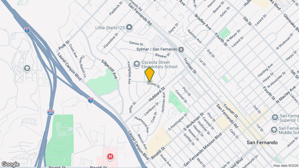 14860 Envoy St Map and Location Details