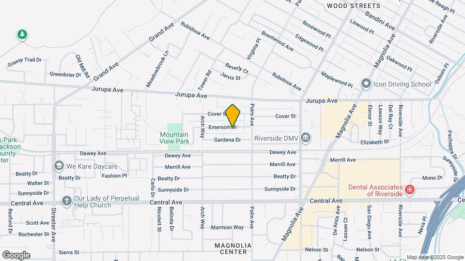 4570 Emerson St Map and Location Details