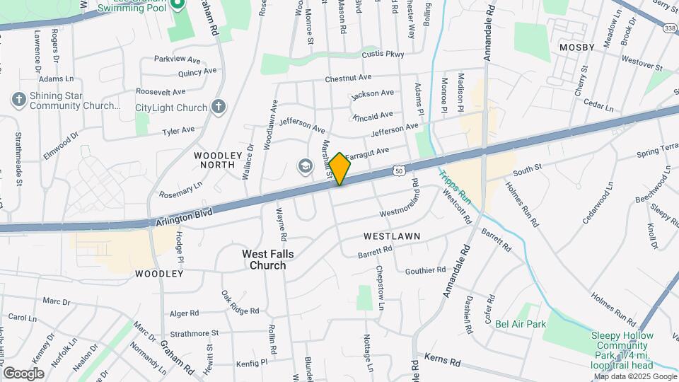 6921 Arlington Blvd Map and Location Details