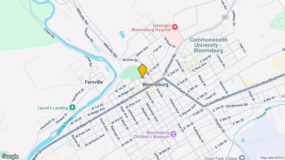 Bloomsburg Schoolhouse Apartments Map and Location Details