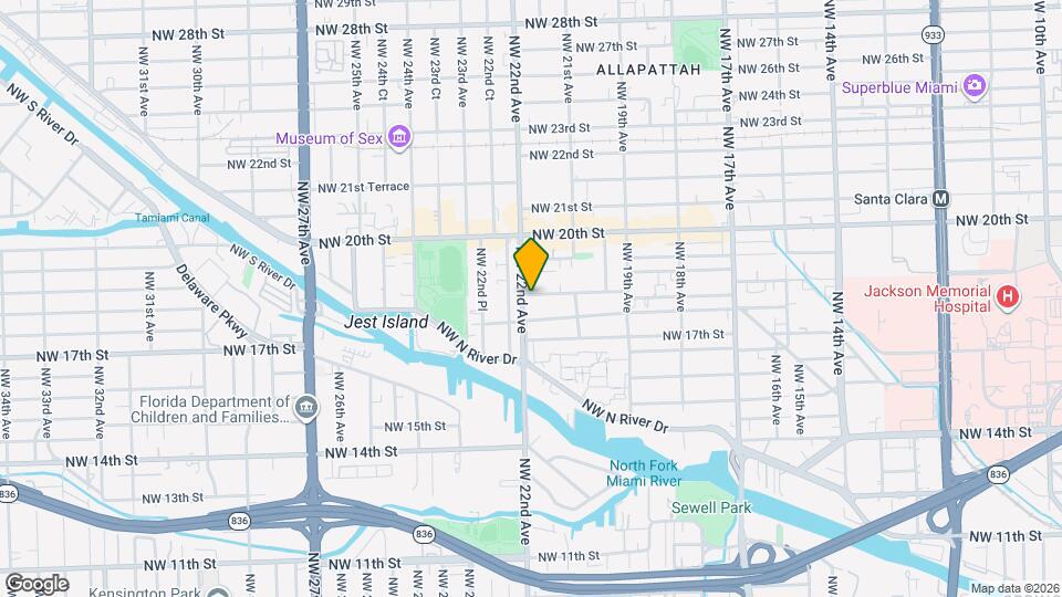2194 NW 18th Terrace Map and Location Details