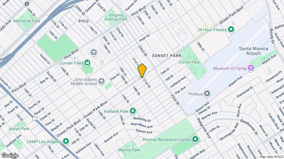 Courtyard building on Ocean Park Map and Location Details