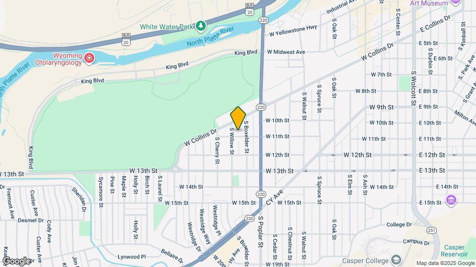 1138 W 11th St Map and Location Details