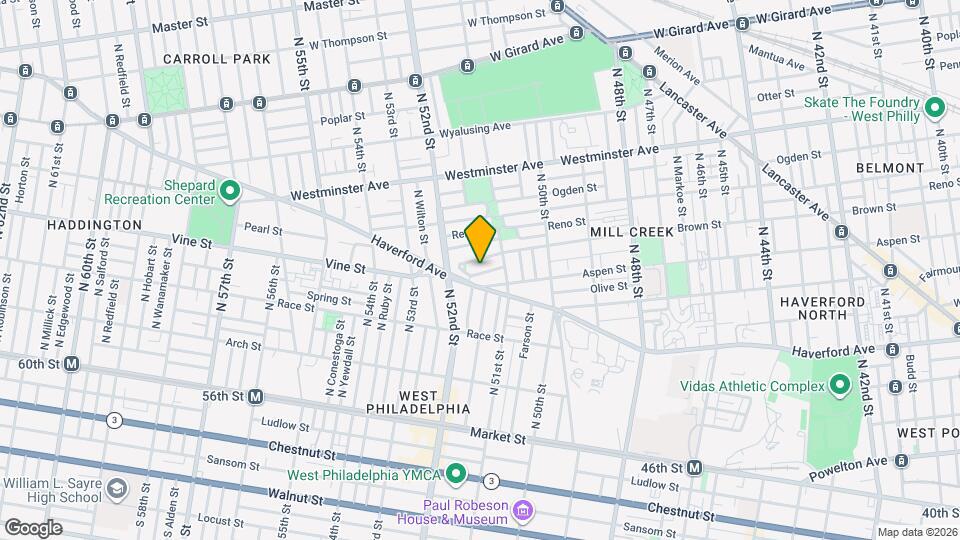 5135 Folsom St Map and Location Details