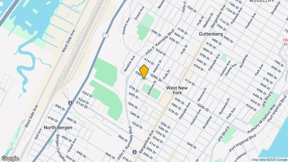 609 59th St Map and Location Details