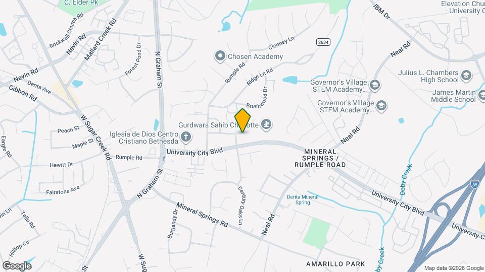 1351 Waterlily Lane Map and Location Details