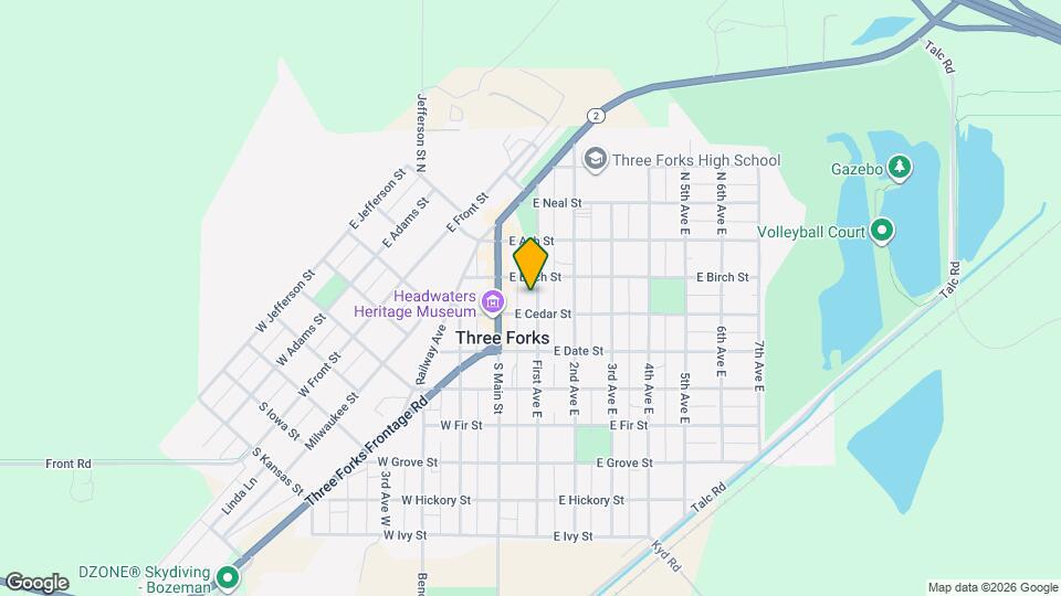 114 First Ave E Map and Location Details