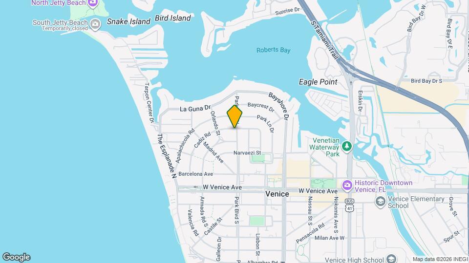 309 Park Blvd N Map and Location Details