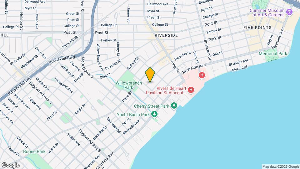 2830 Herschel St, Unit 1 Map and Location Details